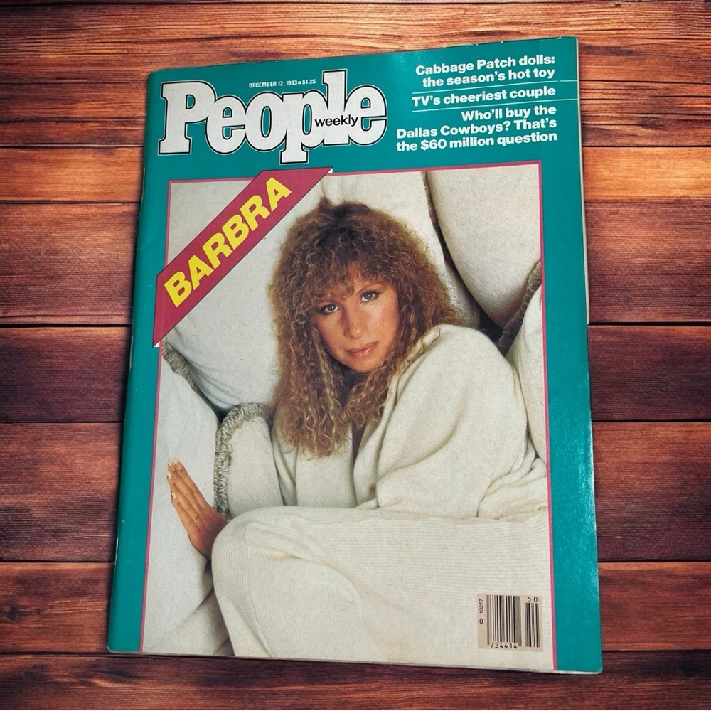 People magazine December 12th 1983 with Barbara Streisand on the cover